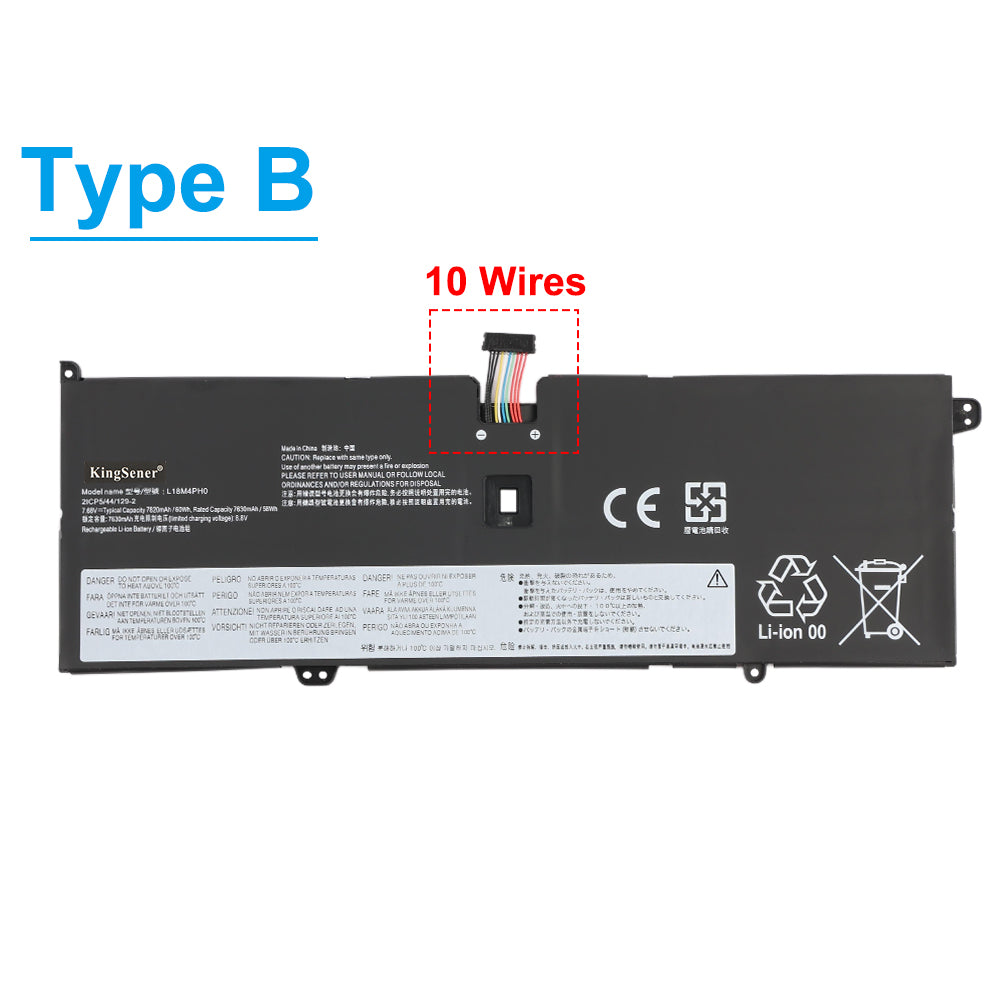 Lenovo-L18M4PH0-7.68V-60Wh-10-Wires-Laptop-Battery
