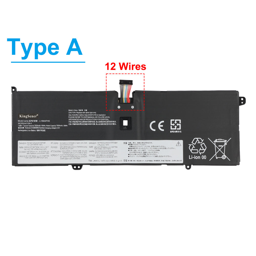 Lenovo-L18M4PH0-7.68V-60Wh-12-Wires-Laptop-Battery