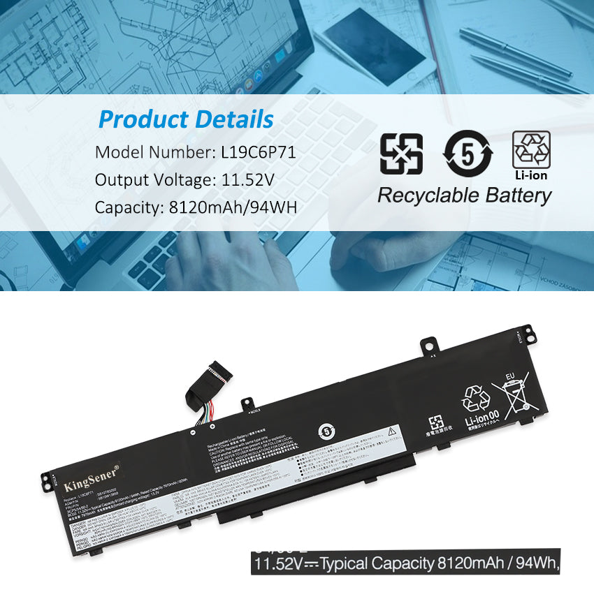 Lenovo-L19C6P71-11.52V-94WH-Battery