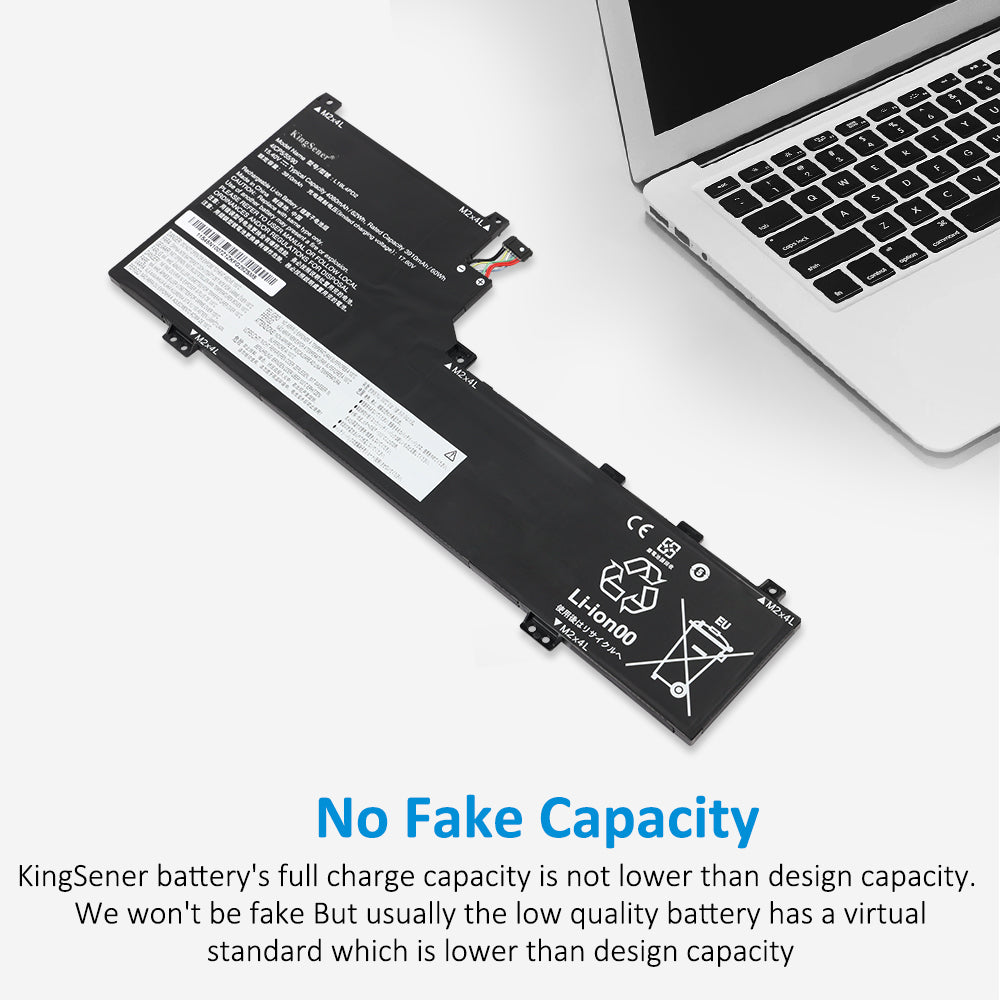 KingSener L19M4PD2 筆記型電腦電池，適用於聯想 IdeaPad Yoga S740-14IIL 系列筆記型電腦，型號包括 5B10W67424、5B10U97772、L19L4PD2、5B10W67253 和 5B10U9773。