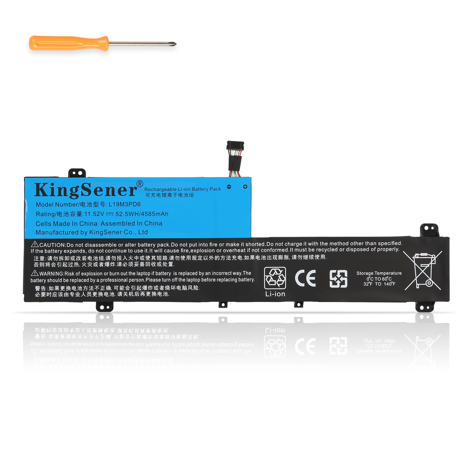 L19M3PD6 Lenovo IdeaPad Flex 5 Battery 4595mAh L19C3PD6 5B10X49077