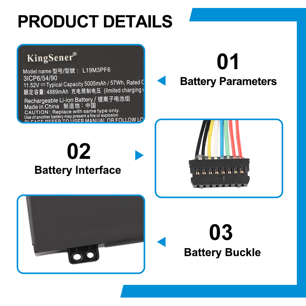 Lenovo-L19M3PF6-11.52V-57Wh-Short-Laptop-Battery
