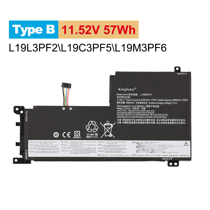 Lenovo-L19M3PF6-11.52V-57Wh-Short-Laptop-Battery