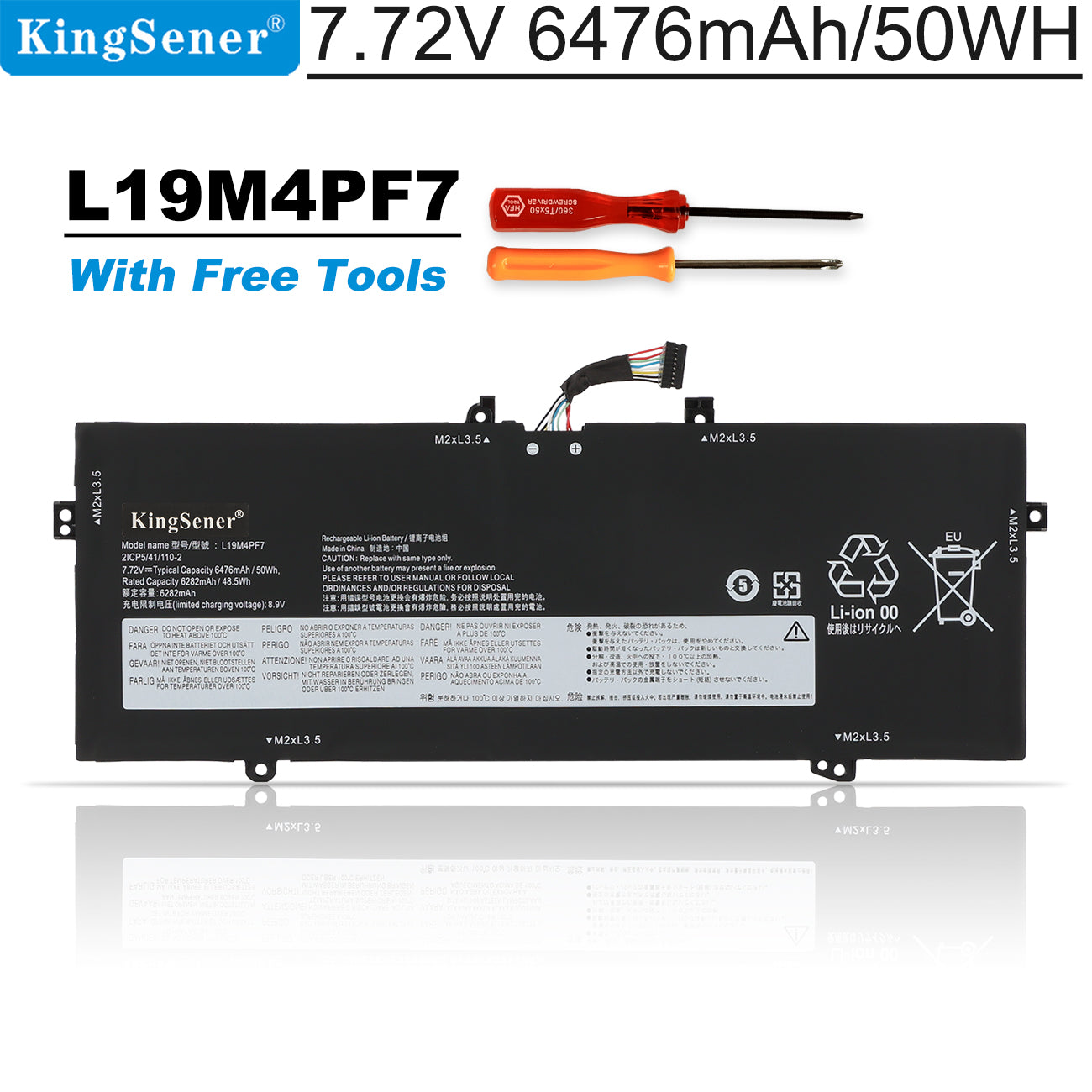 Lenovo-L19M4PF7-7.72V-50WH-Laptop-Battery