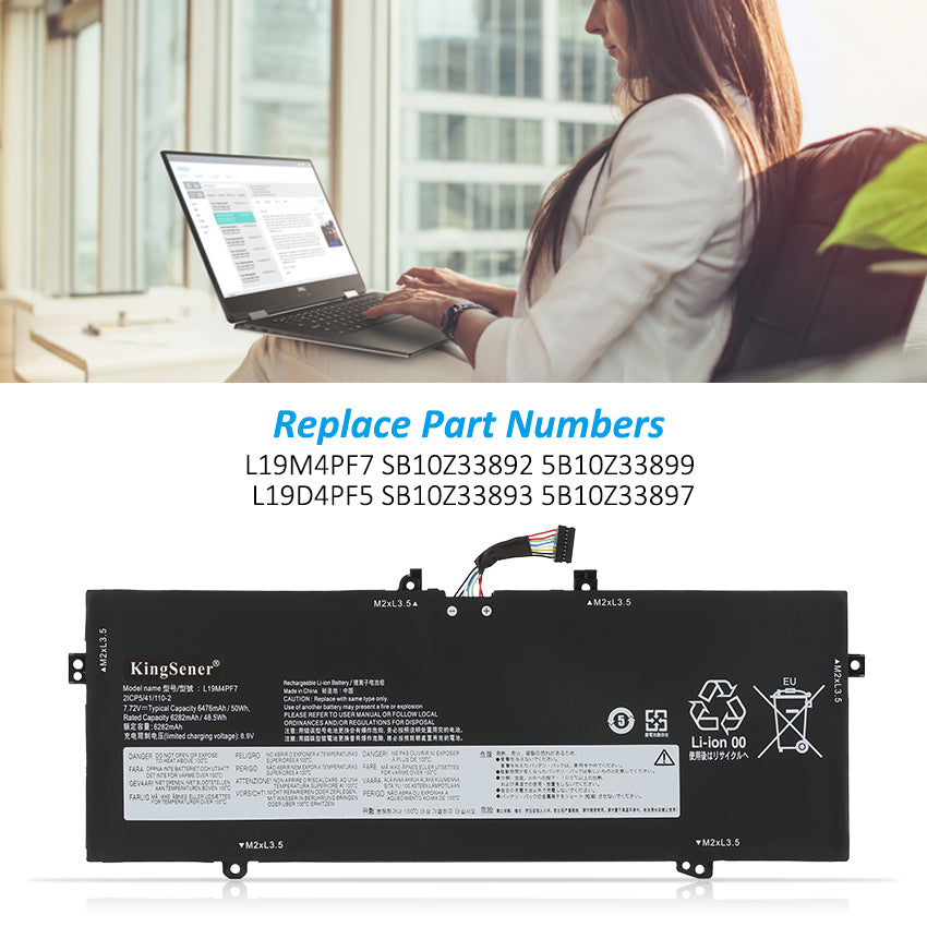 Lenovo-L19M4PF7-7.72V-50WH-Laptop-Battery