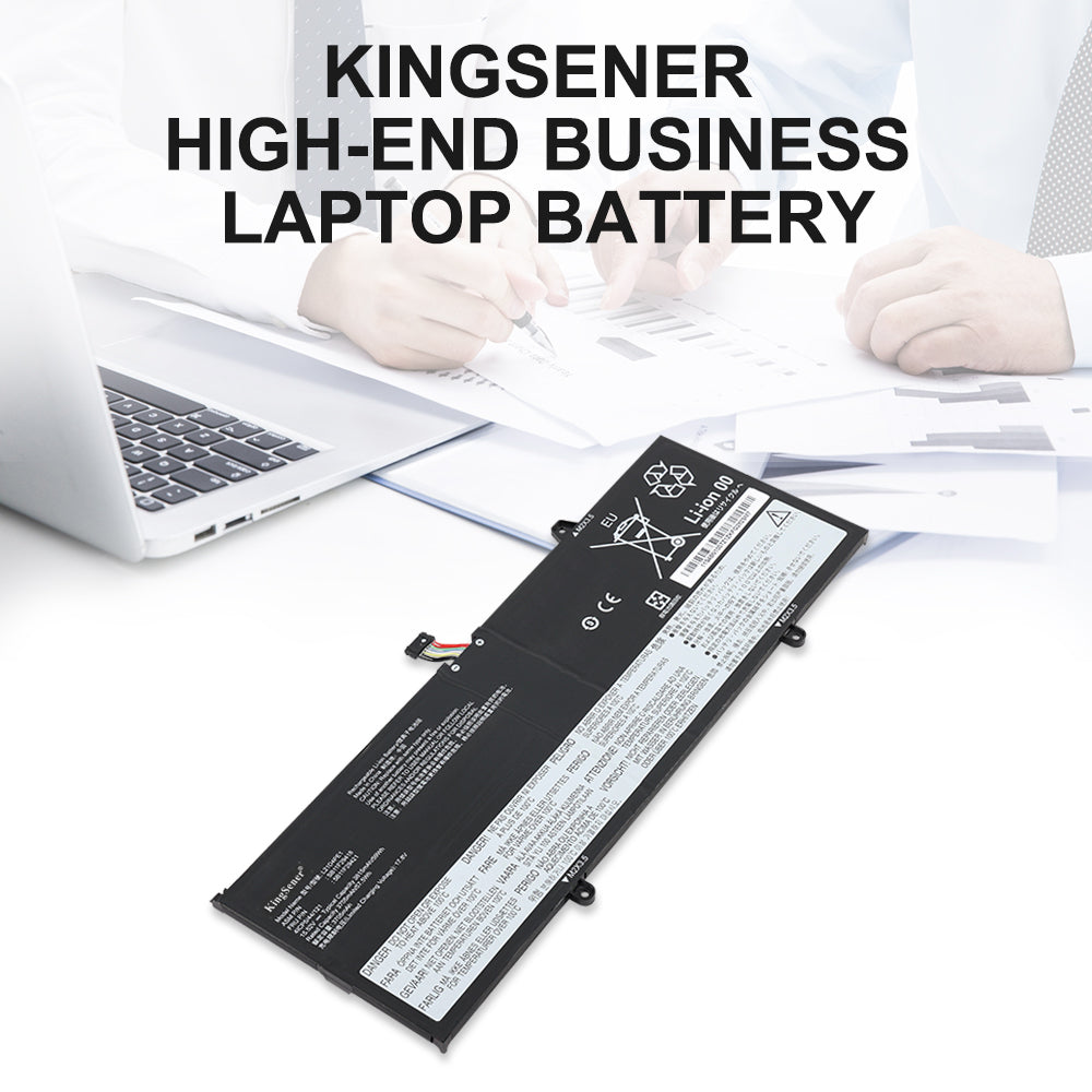 KingSener L21M4PE2 L21C4PE2 L21D4PE1 筆記型電腦電池，適用於聯想 Yoga 6-13ABR8、Yoga 6-13ALC7、L21L4PE2、SB11F29412、5B11F29411、SB11F294102941F