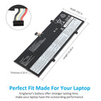 KingSener L21M4PE2 L21C4PE2 L21D4PE1 Laptop Battery For Lenovo Yoga 6-13ABR8 Yoga 6-13ALC7 L21L4PE2 SB11F29412 5B11F29411 SB11F29410 5B11F29414