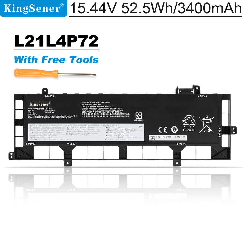 Lenovo-L21L4P72-15.44V-52.5Wh-Laptop-Battery