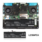 KingSener L21M4PC4 L21L4PC1 Laptop-Batterie Für IdeaPad Gaming 3 16ARH7 16IAH7 16ARH7-82SC 16IAH7-82SA SB11F36368 5B11F36373 SB11F36374