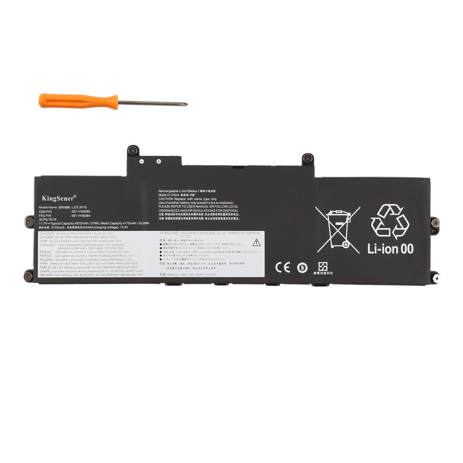 Lenovo ThinkPad X1 Carbon Gen 12 X1 2-in-1 Gen 9 バッテリー