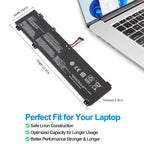 L22C4PC0 battery dimensions showing length 12.20 in, width 2.64 in, thickness 0.30 in