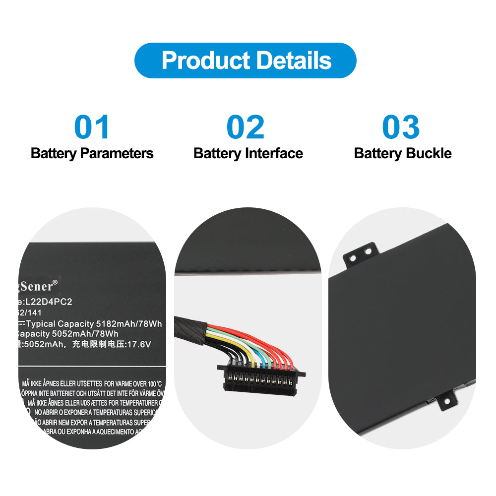 Lenovo-L22D4PC2-5182mAh-Laptop-Battery