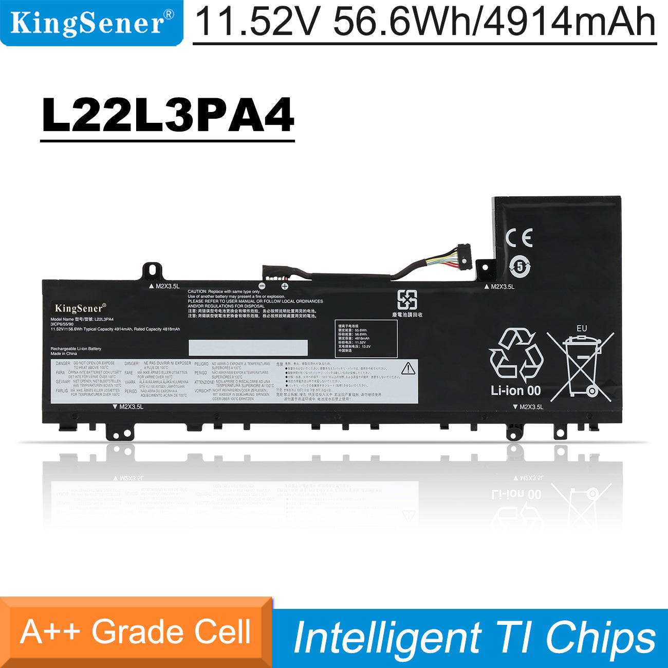Lenovo-L22L3PA4-11.52V-56.6Wh-Laptop-Battery