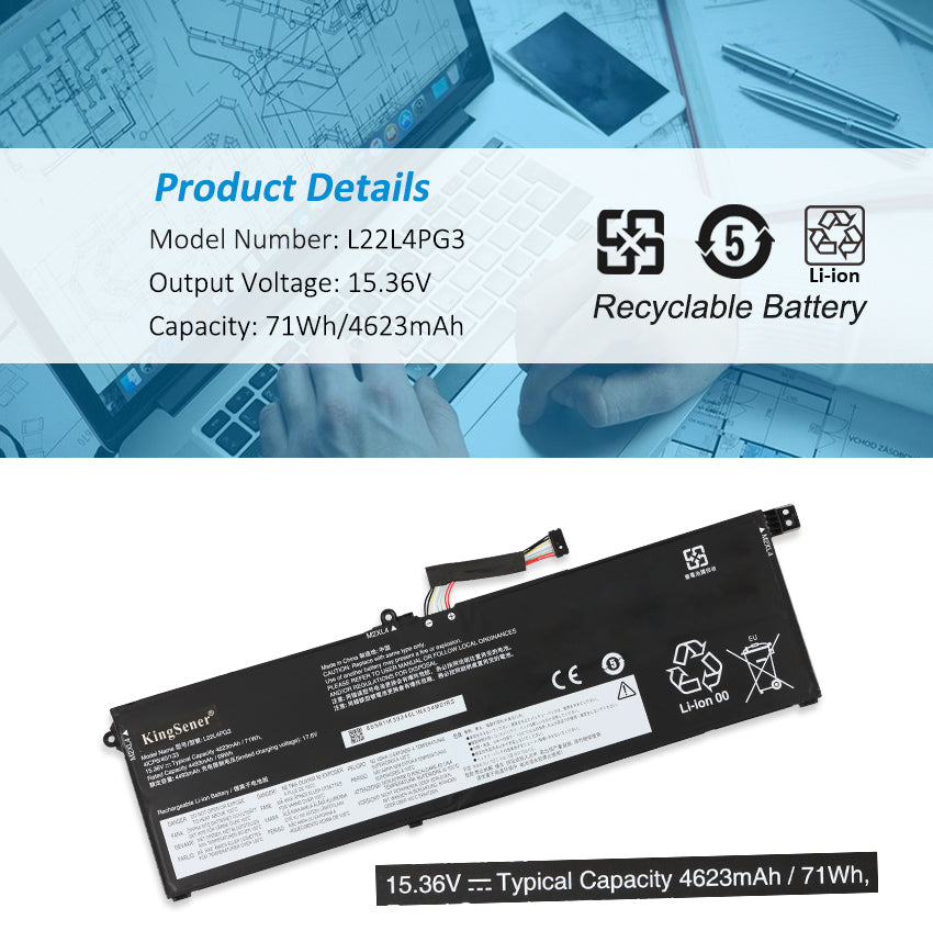 Lenovo-L22L4PG3-15.36V-71Wh-Laptop-Battery