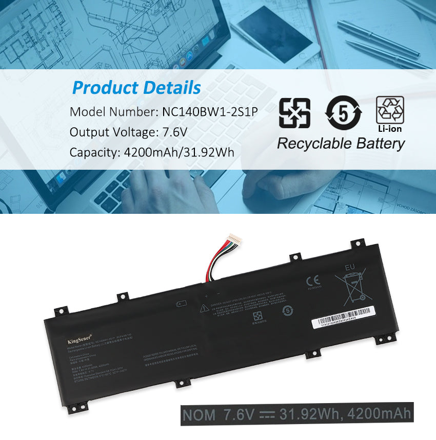 Lenovo-NC140BW1-2S1P-4200mAh-Laptop-Battery