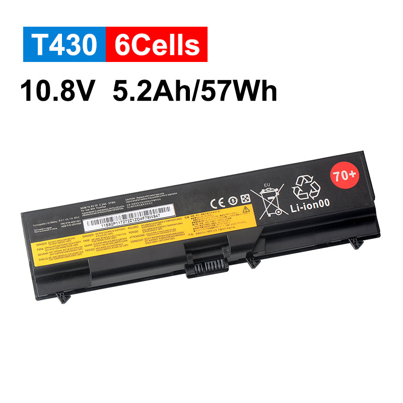 Lenovo ThinkPad 70++ Battery for T410 T420 T510 T520 W510 W520 — 9-Cell 94Wh