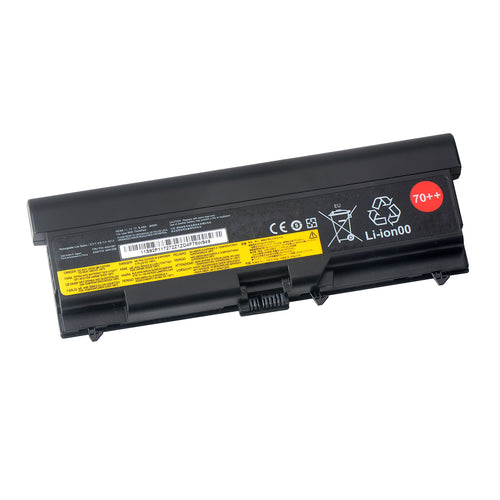 70++ 9-cell ThinkPad T430 battery 11.1V 8.4Ah 94Wh white background hero shot, Japan cells made in China for Lenovo T430 T530 W530 L530 replacement