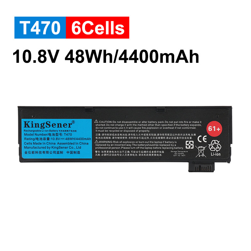 T470 Lenovo ThinkPad バッテリー - T480 A475 A285 24WH リチウム