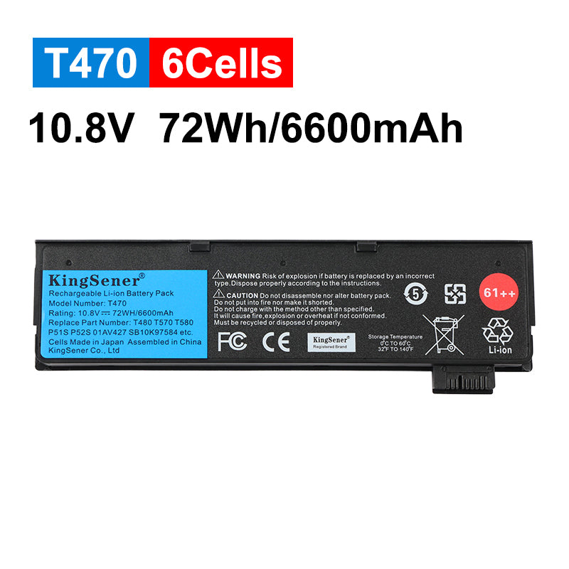 T470 61 61+ 61++ External Battery for Lenovo ThinkPad T470 T480