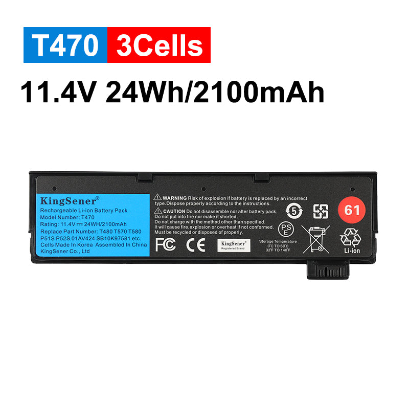 T470 61 61+ 61++ External Battery for Lenovo ThinkPad T470 T480
