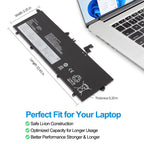 Lenovo-T490S-L18M3PD1-11.52V-57Wh-Laptop-Battery