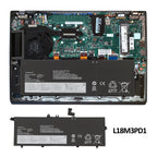 Lenovo-T490S-L18M3PD1-11.52V-57Wh-Laptop-Battery