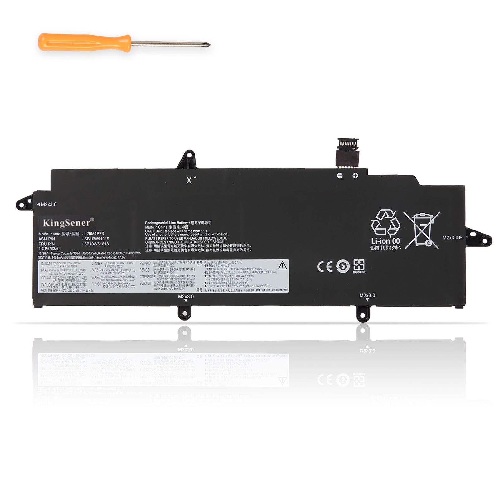 Lenovo L20M4P73 L20D4P73 Laptop battery For ThinkPad X13 Gen 2