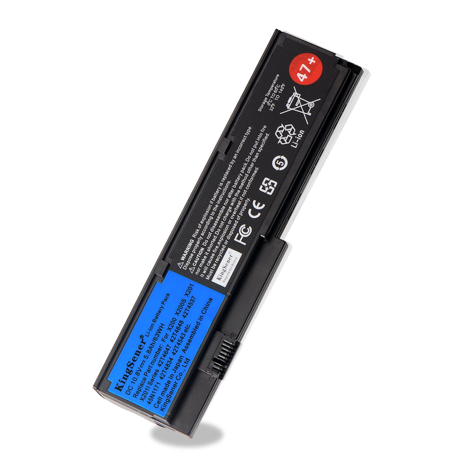 Lenovo ThinkPad X200 X201 Battery 42T4834 42T4535 63Wh
