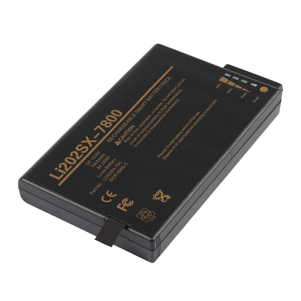 LI202SX-7800 Battery For TSI AEROTRAK APC 9510-02 For DustTrak II 8530 8531 DRX 8533 Aerosol Monitor