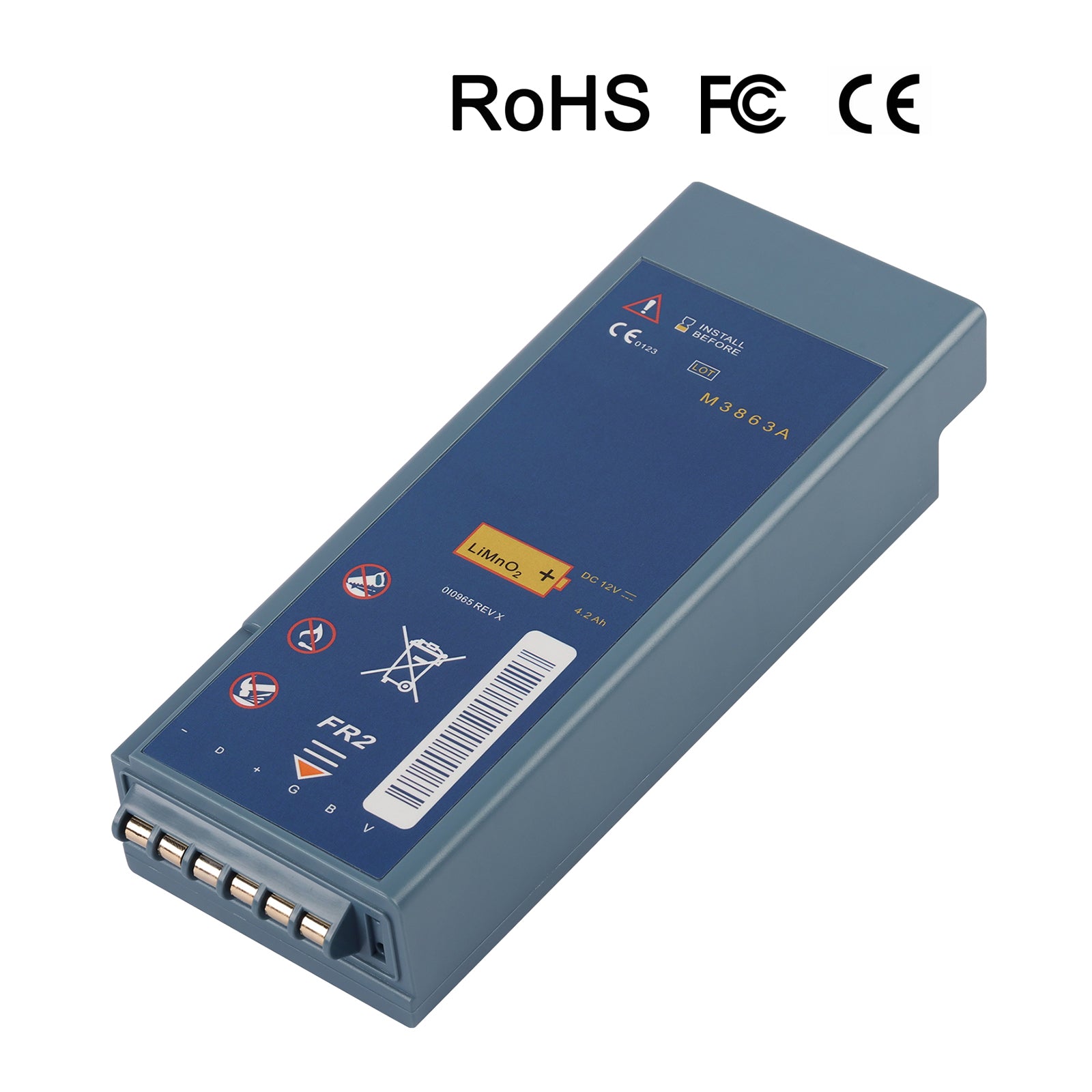 M3863A-12V-4200mAh-Medical-Battery