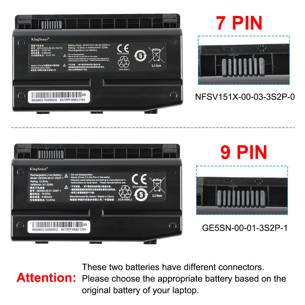 MECHREVO-GE5SN-03-12-3S2P-0-10.95V-47.085Wh-Laptop-Battery