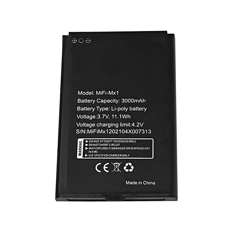 MIFI-MX1 Replacement Battery For Iku MiFi-Mx1 4G Lte Wifi Router ...
