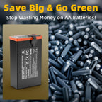 MMA-EM8 5000mAh rechargeable battery replaces disposable AA batteries, eco-friendly cost-saving solution for trail cameras