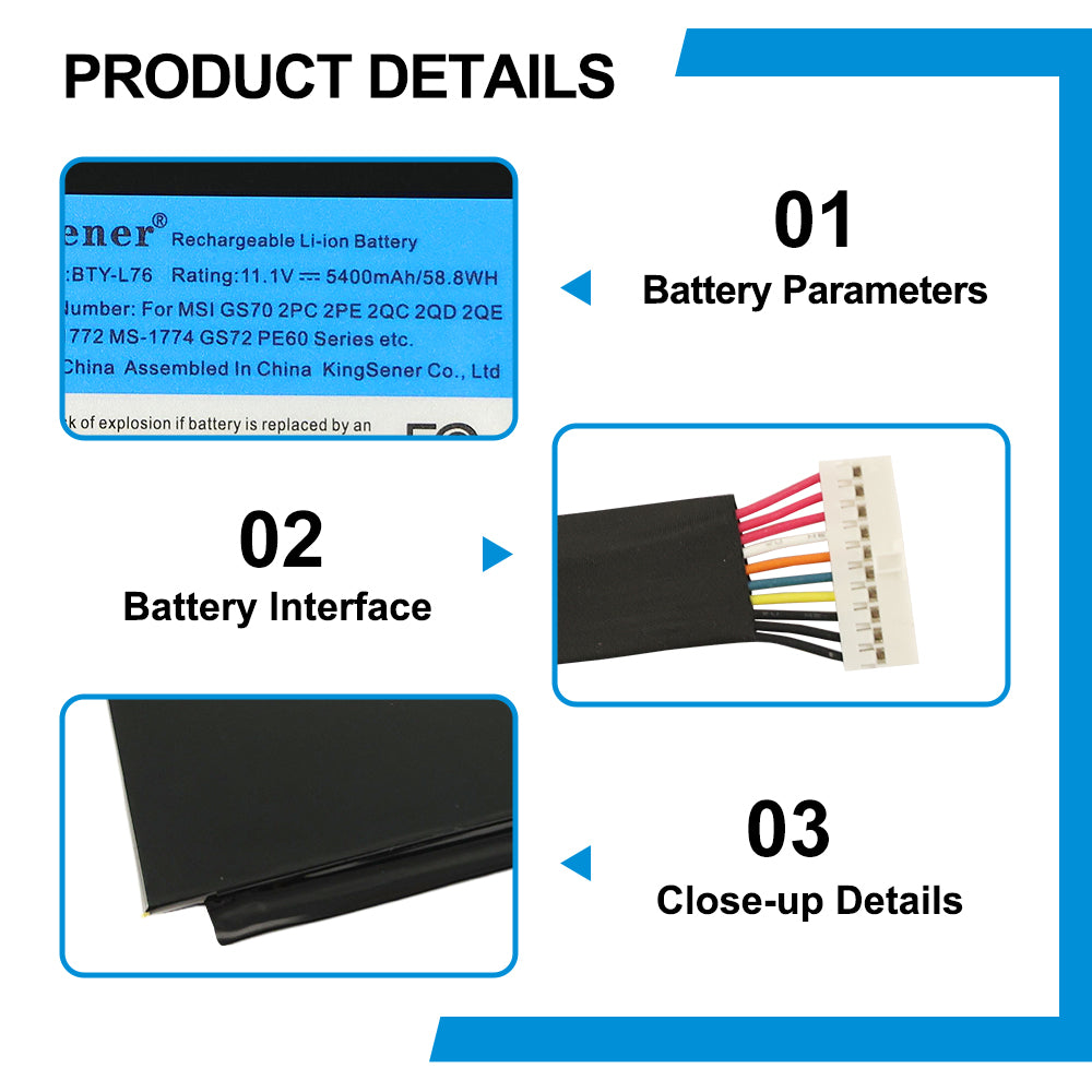 MSI-BTY-L76-11.1V-58.8WH-Laptop-Battery