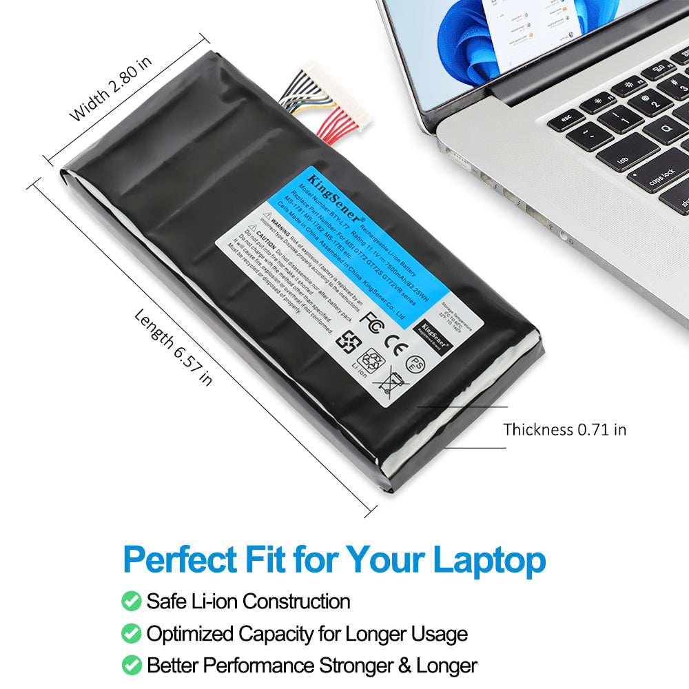 MSI-BTY-L77-11.1V-7.5Ah-Laptop-Battery
