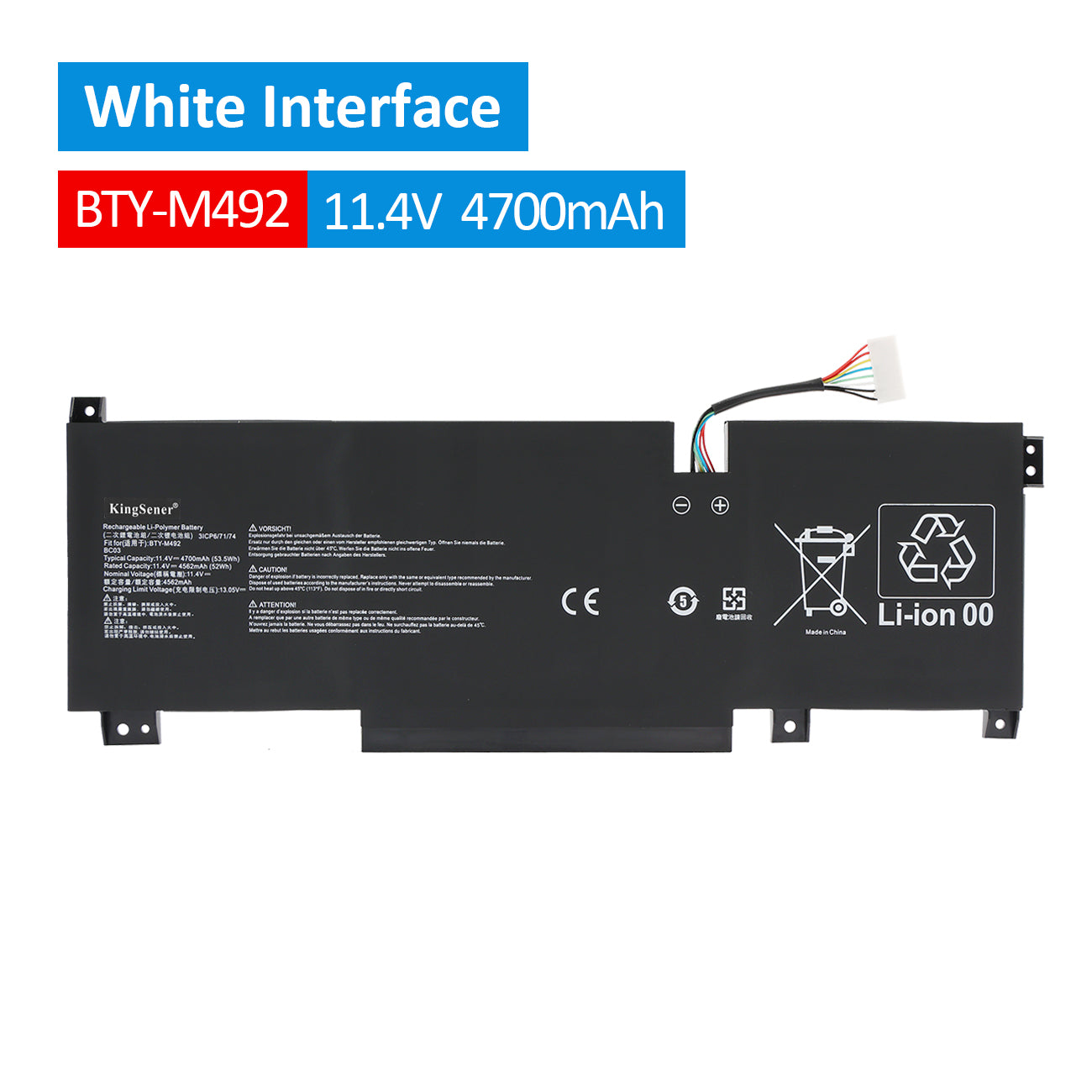 MSI-BTY-M492-11.4V-4700mAh-Laptop-Battery