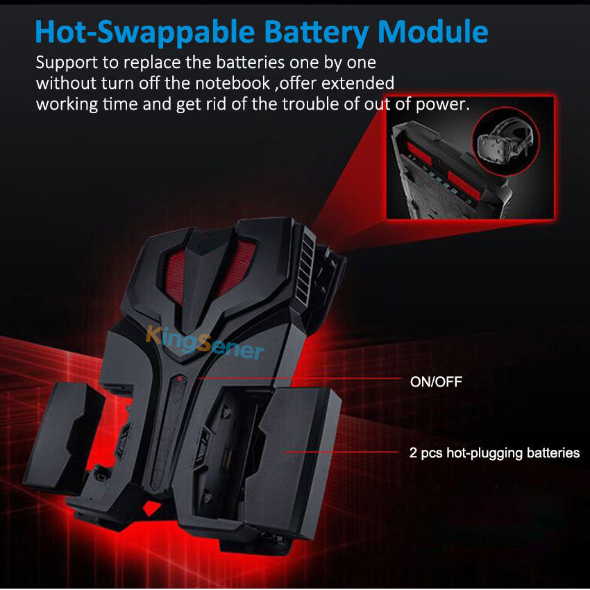 Kingsener BTY-L79 batterie pour MSI HTCVIVE vr one 7RE-231CN sac à dos portable batterie d'ordinateur portable 14.4V 6365mAh 91.66Wh