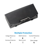 Kingsener BTY-L79 batterie pour MSI HTCVIVE vr one 7RE-231CN sac à dos portable batterie d'ordinateur portable 14.4V 6365mAh 91.66Wh