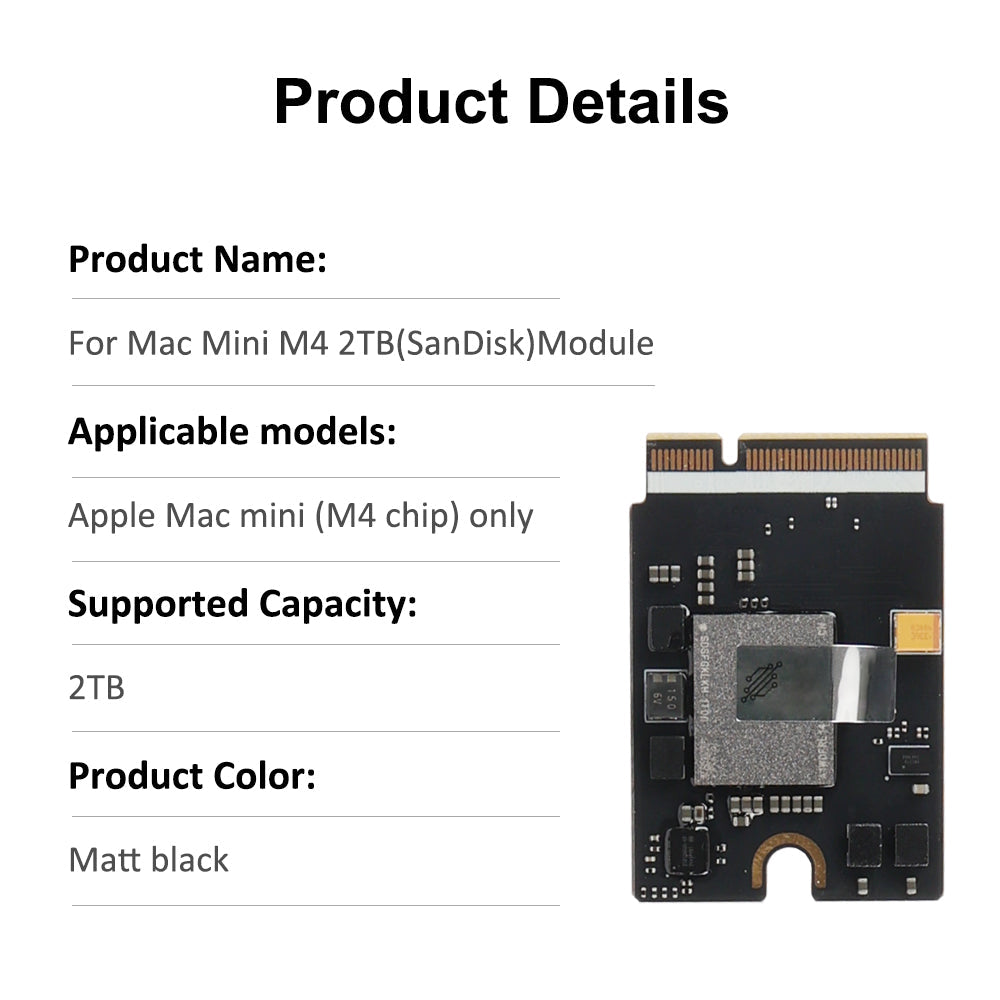 Mac Router 2tb 2TB SSD Storage For Apple Mac Mini M4 - BatteryMall.com
