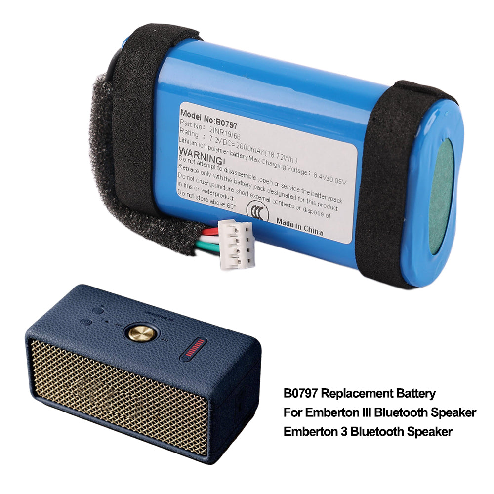 Marshall-B0797-7.2V-18.72WH-Bluetooth-Speaker-Battery