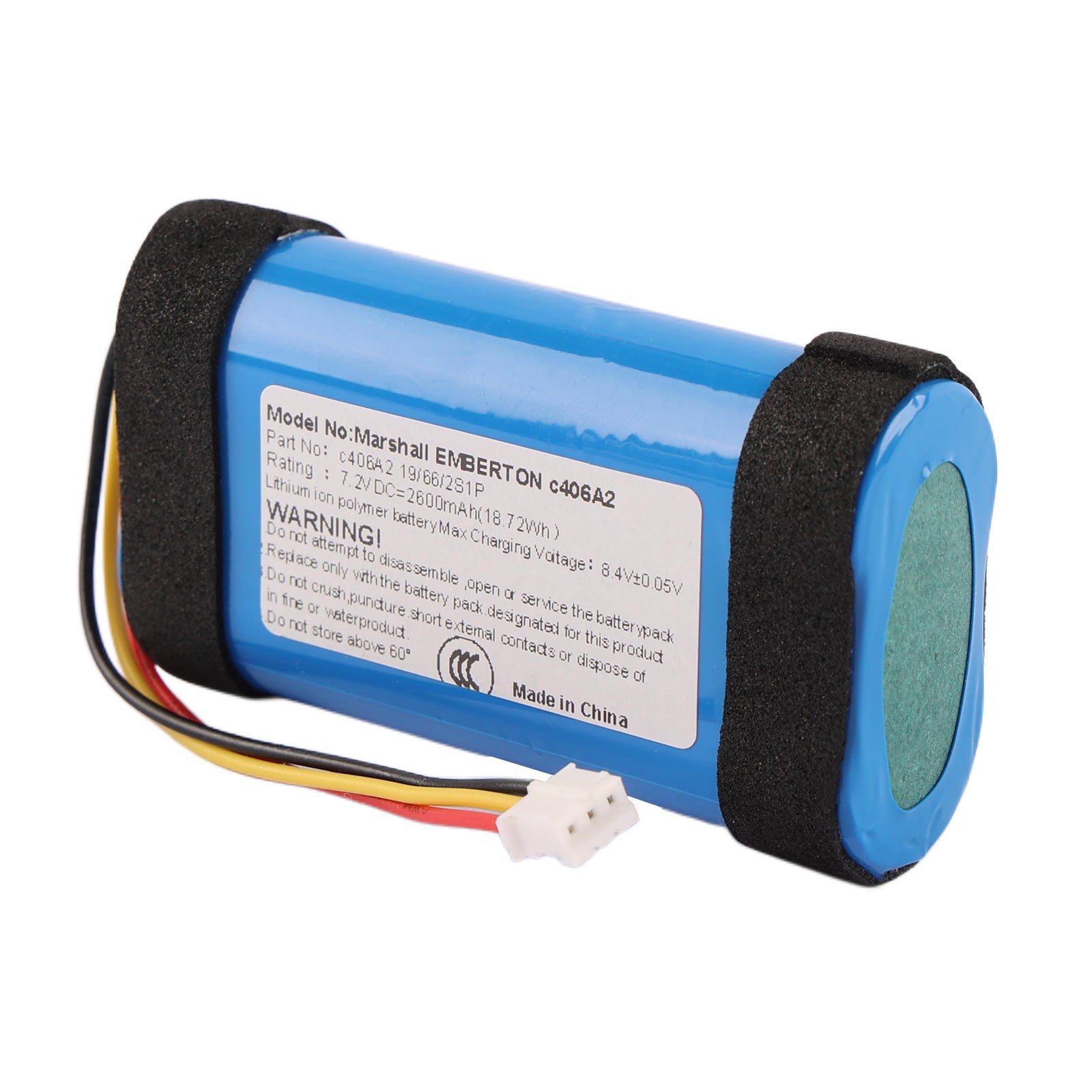 Marshall-C406A2-7.2V-18.72Wh-Bluetooth-Speaker-Battery