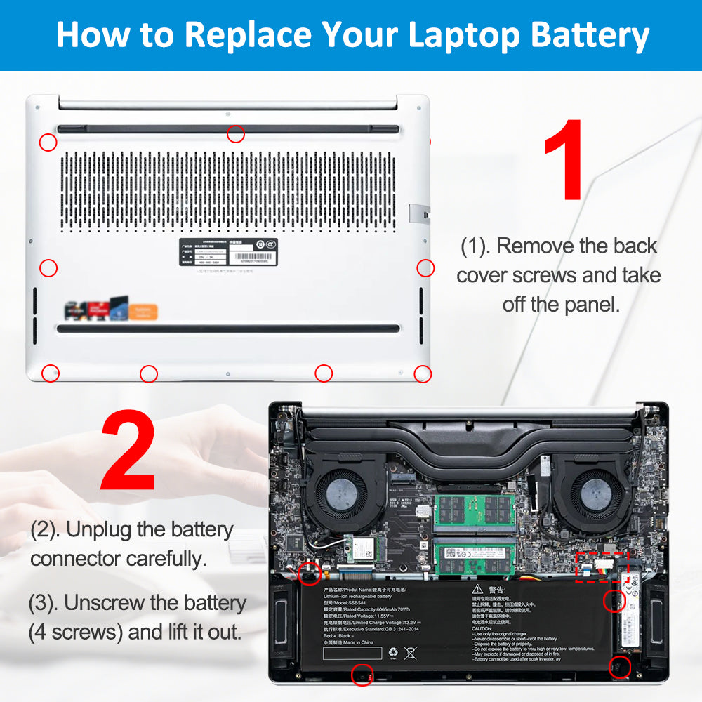 Mechrevo-SSBS81-11.55V-70Wh-Laptop-Battery