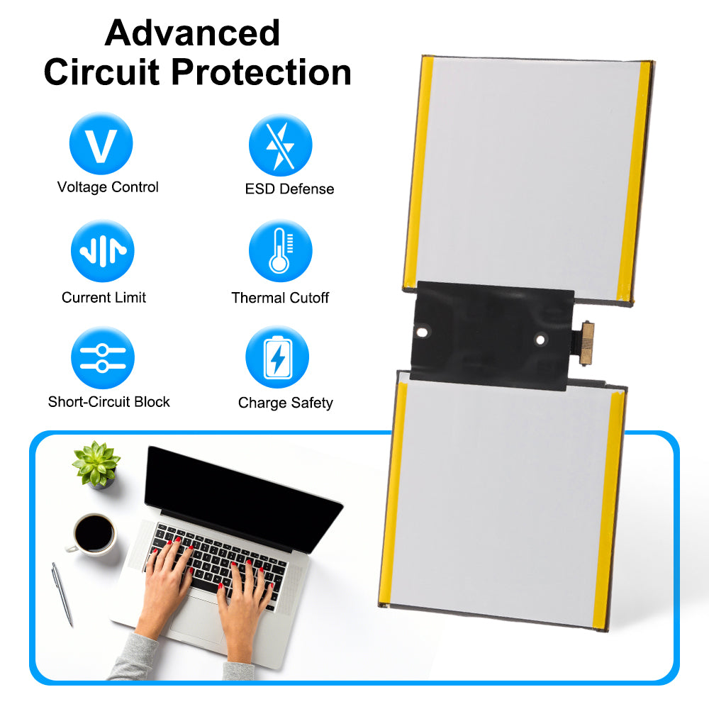 Microsoft-G16QA043H-7.66V-26.12Wh-Tablet-Battery