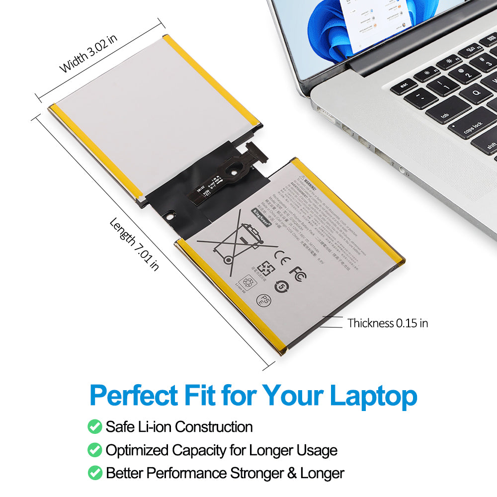 Microsoft-G16QA043H-7.66V-26.12Wh-Tablet-Battery