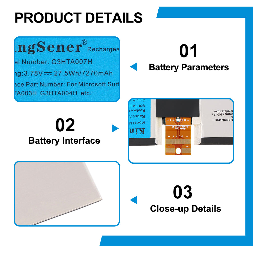 Microsoft-G3HTA007H-3.78V-27.5Wh-Laptop-Battery