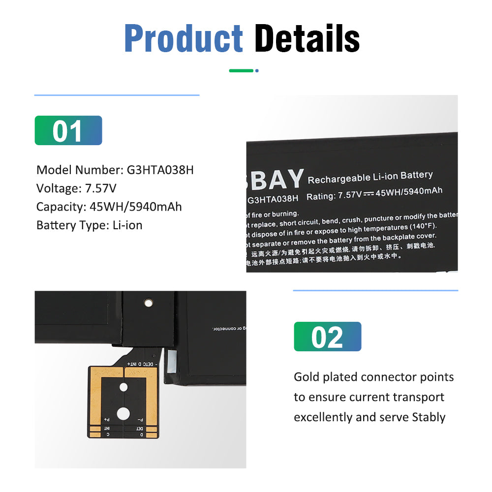 Microsoft-G3HTA038H-5940mAh-Laptop-Battery