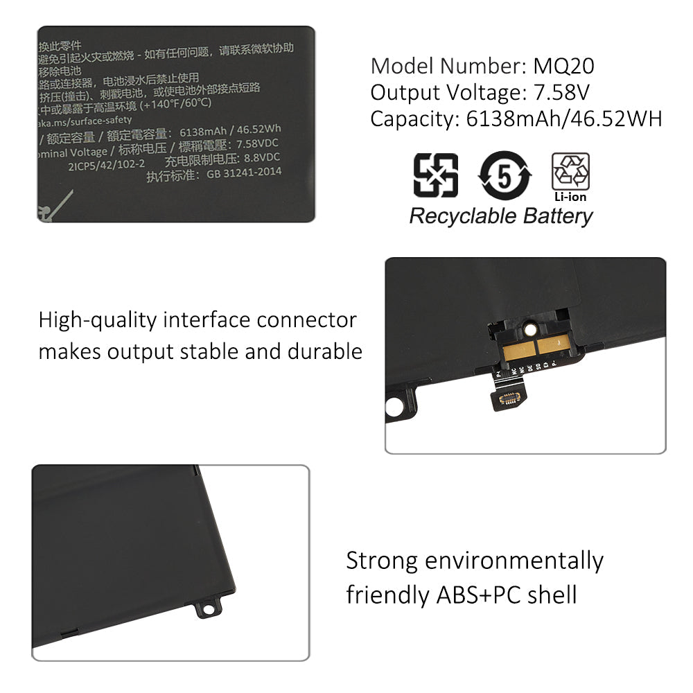 Microsoft-MQ20-6138mAh