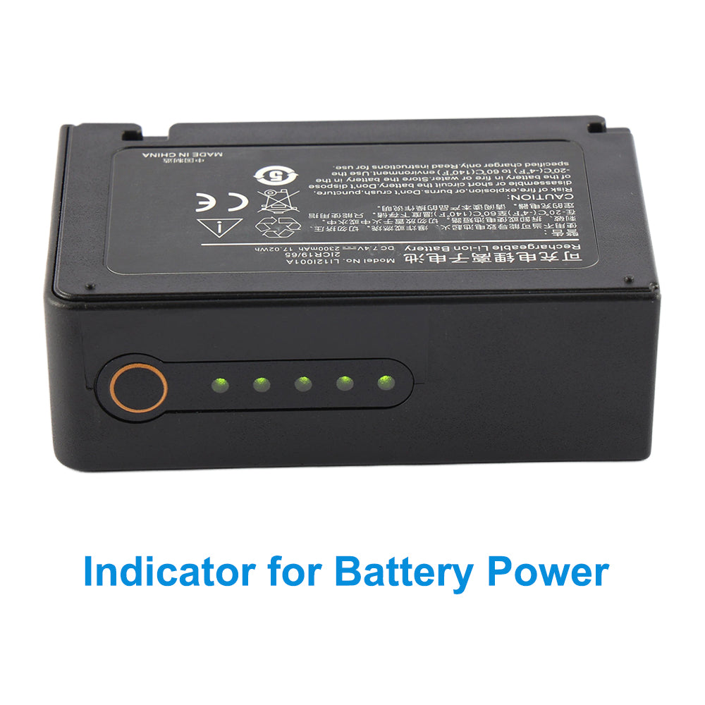 Mindray-LI12I001A-7.4V-17.02WH-Patient-Monitor-Battery