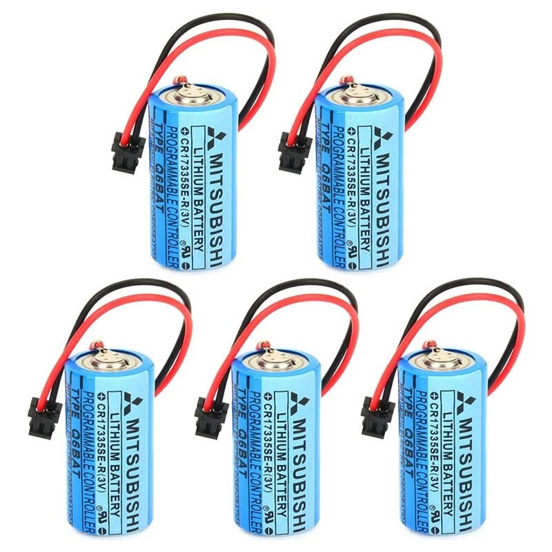 Mitsubishi Q6BAT CR17335SE-R 3.0V 1650mAh PLC Replacement Battery