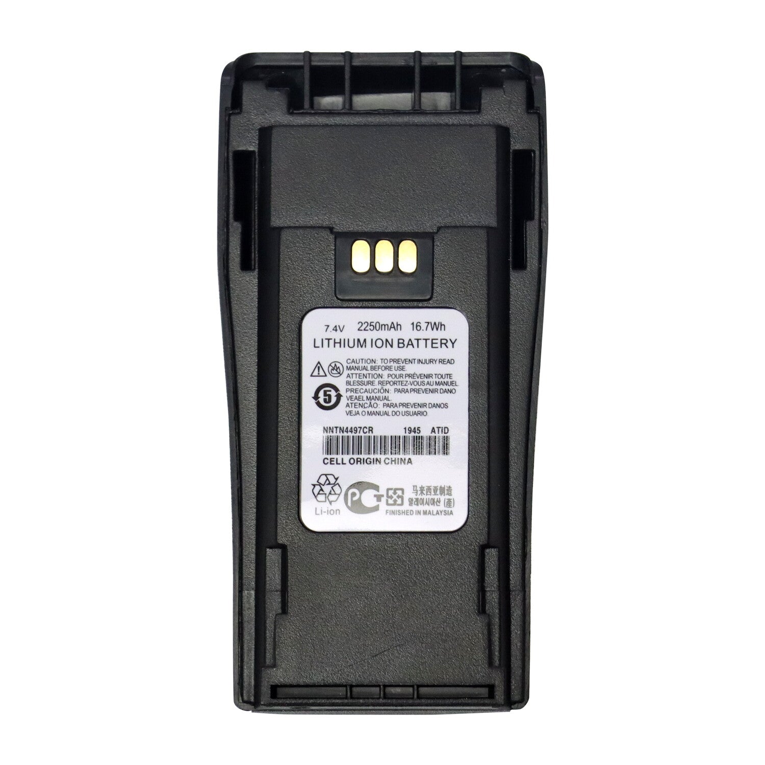 NNTN4497CR Replacement Battery For Motorola CP150 CP180 CP200D PR400 EP450 NNTN4497 NNTN4970A